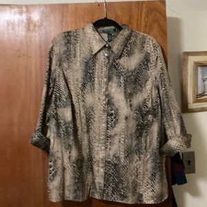 Beautiful Ralph Lauren animal print shirt